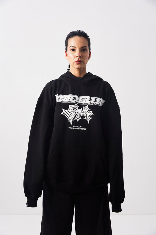 HOODIE MEDELLÍN CASINOS NEGRO