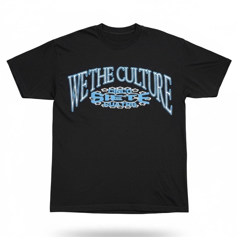 WE THE CULTURE BLACK TEE