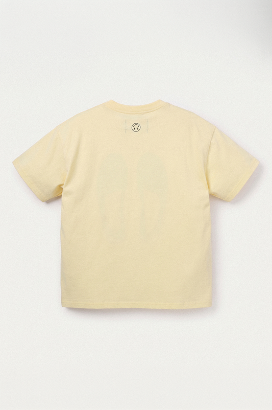 J BALVIN J4 SNEAKER PRINT TEE YELLOW