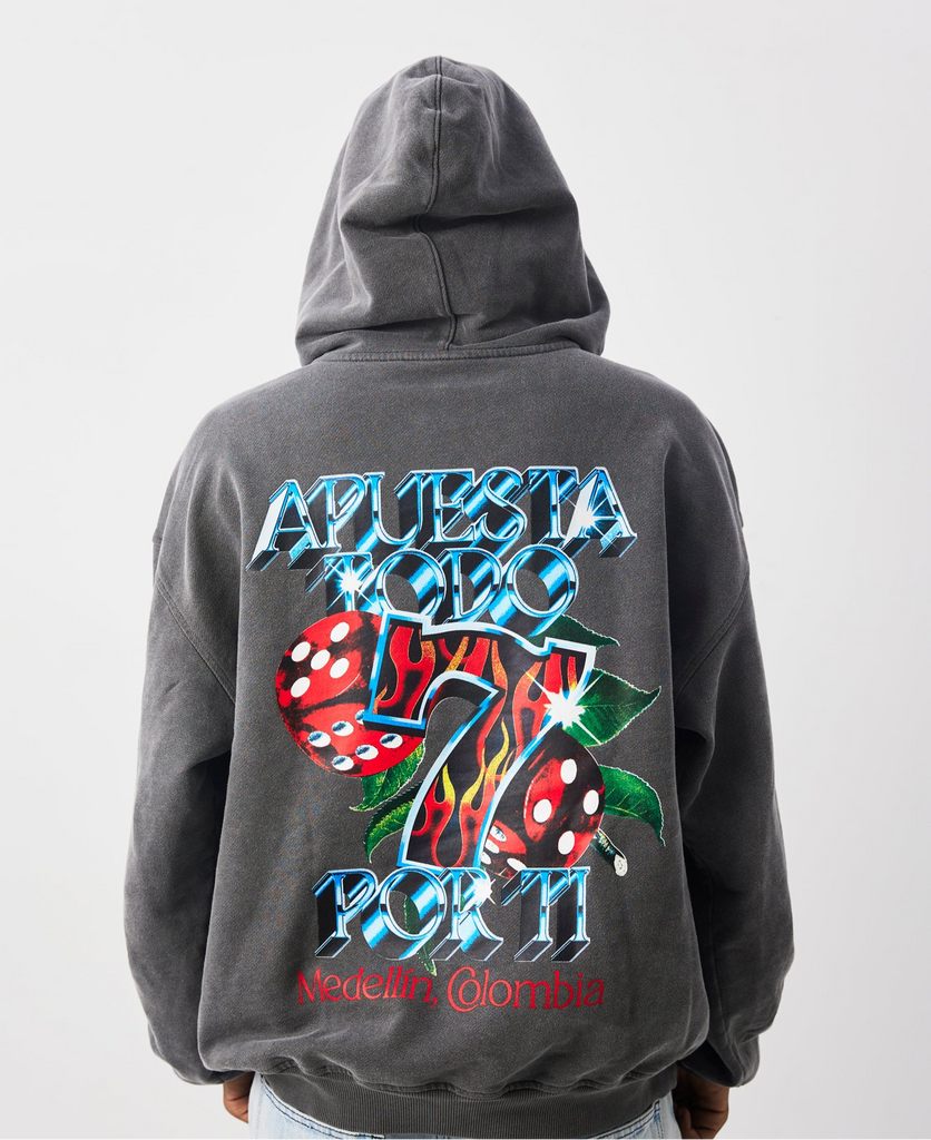 HOODIE CASINOS PIGMENTO GRIS
