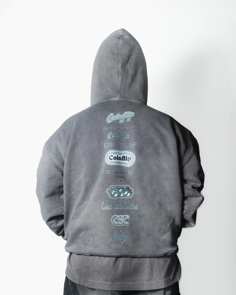 COINFLIP X 574 GREY HOODIE