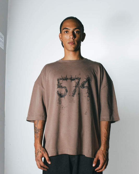 574 WIRE TEE MOCCA