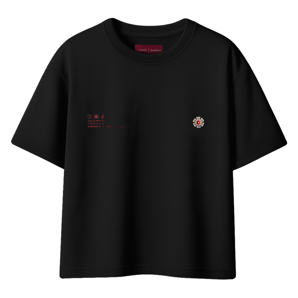 OMERTA PIN T-SHIRT BLACK