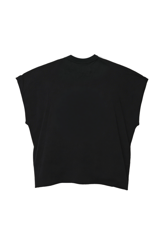 OMERTA SLEEVELESS BOXY TEE