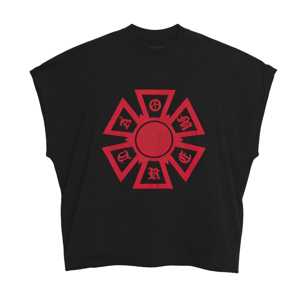 OMERTA SLEEVELESS BOXY TEE