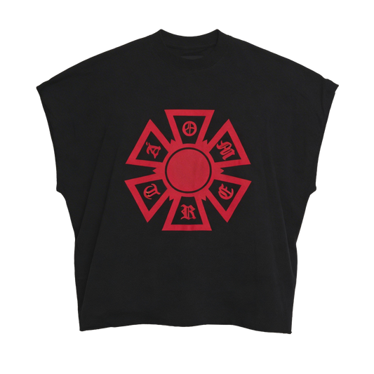 OMERTA SLEEVELESS BOXY TEE