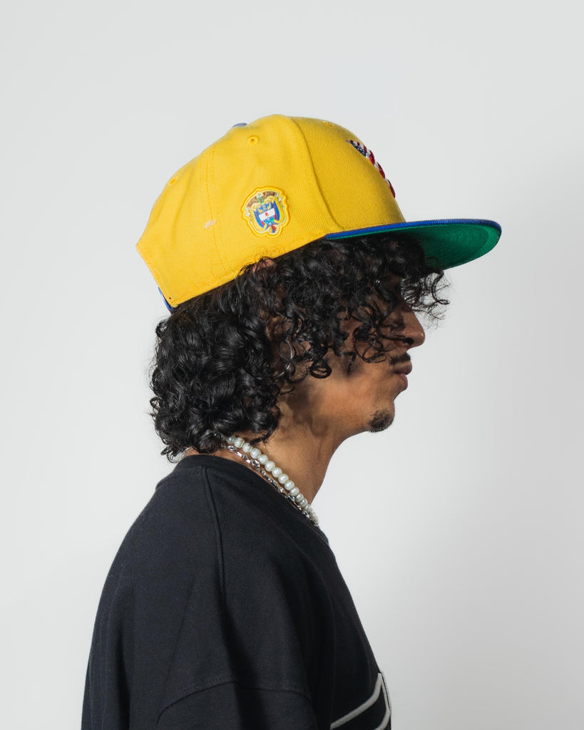 PAPER PLANES X 574 GORRA AJUSTABLE AMARILLA Y AZUL