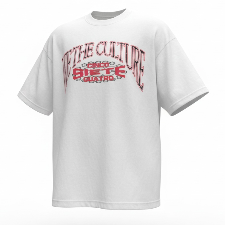 WE THE CULTURE WHITE TEE