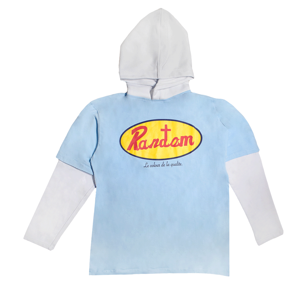RANDOM HOODIE AZUL