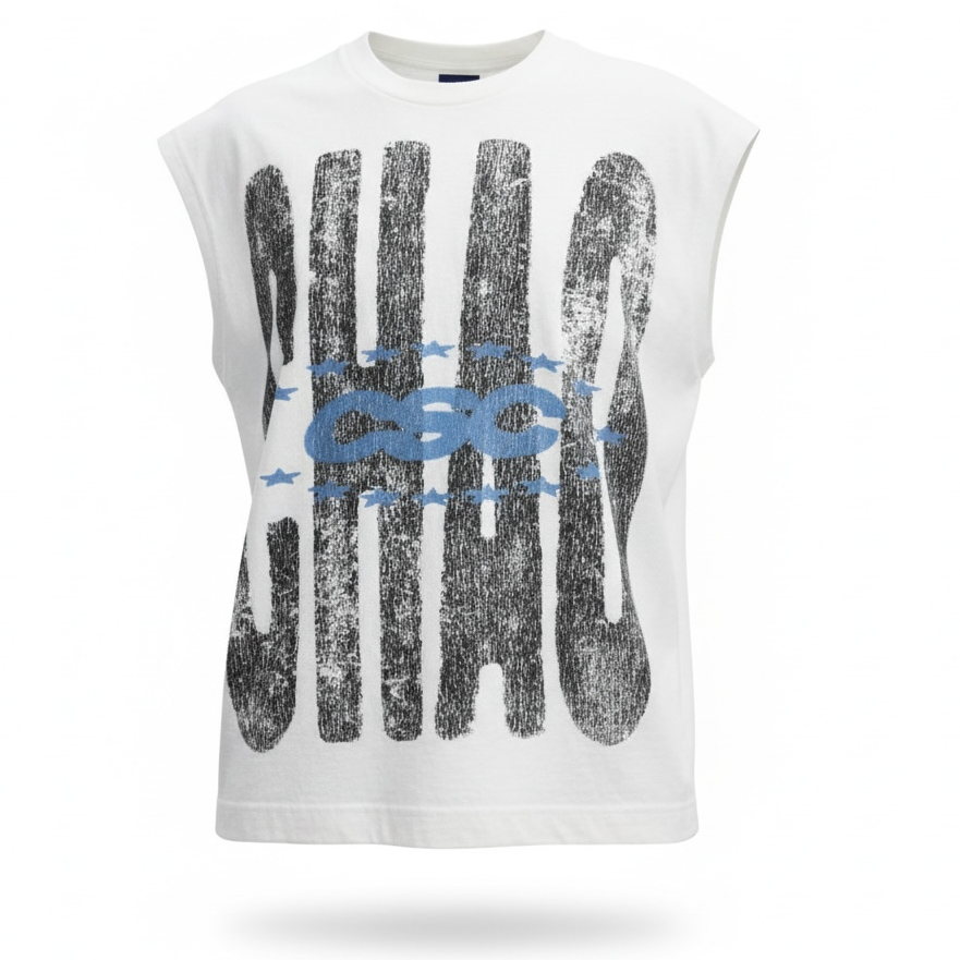 CAMISETA MANGA CORTA CHAO BLANCA