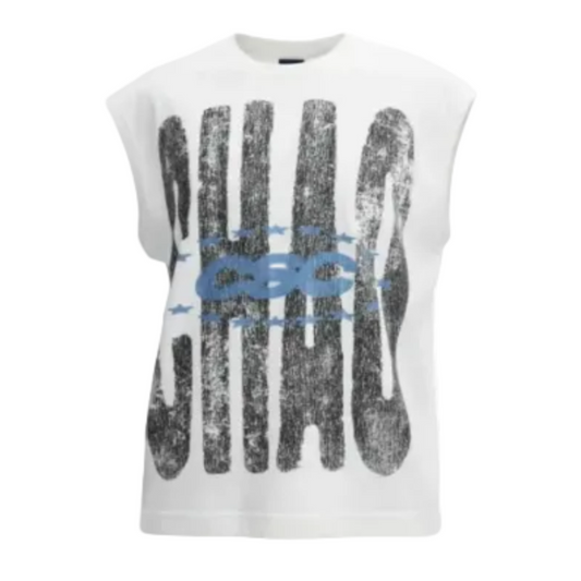 CAMISETA MANGA CORTA CHAO BLANCA