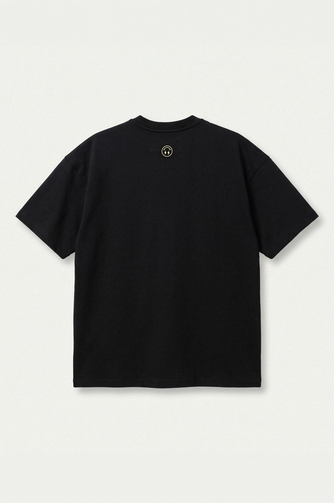 J BALVIN J4 SNEAKER PRINT TEE BLACK