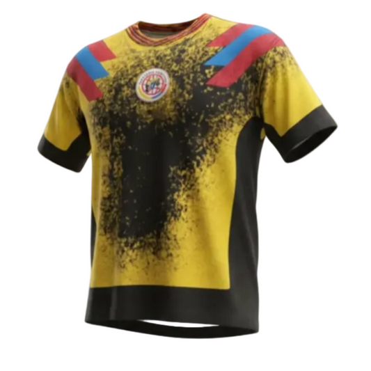 Camiseta Colombia Negra/Amarilla