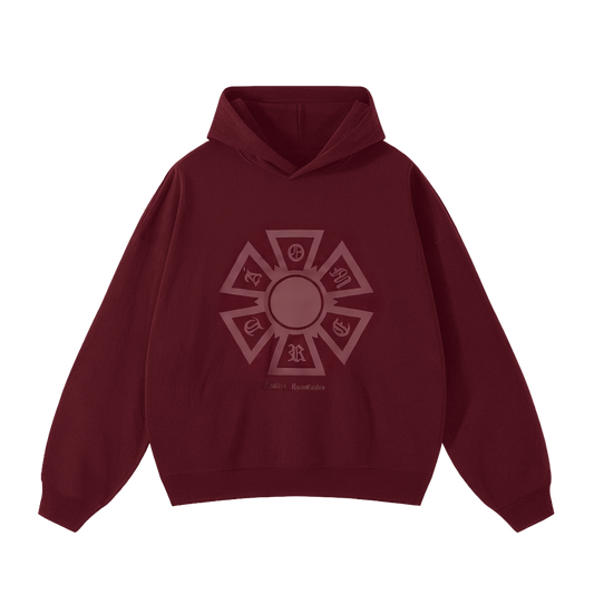OMERTA MAROON HOODIE