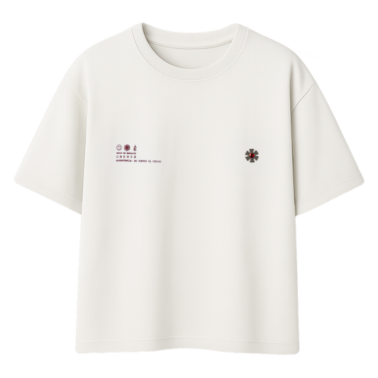 OMERTA PIN T-SHIRT IVORY